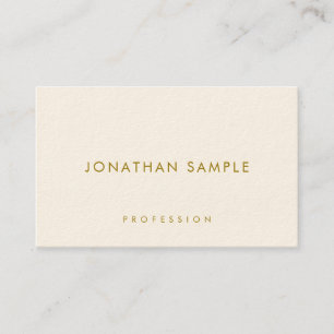 Business Cards Eleganter Gold Text Moderne Luxus Visitenkarte