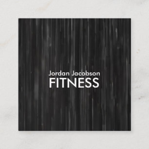 Business Cards für Abstrakte Fitness Quadratische Visitenkarte