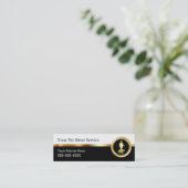 Business Cards für anspruchsvolle Haustiere Mini Visitenkarte (Stehend Vorderseite)