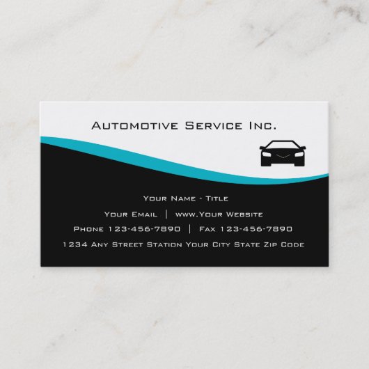 Business Cards für Automotive Visitenkarte (Vorderseite)