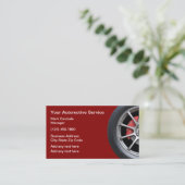 Business Cards für Autos Visitenkarte (Stehend Vorderseite)