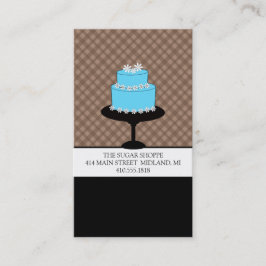 Business Cards für Bäckereien oder Kuchen-Designer Visitenkarte