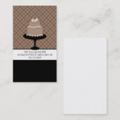Business Cards für Bäckereien oder Kuchen-Designer Visitenkarte (Vorne/Hinten)