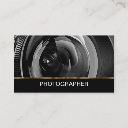 Business Cards für Berufliche Fotografen Visitenkarte (Vorderseite)