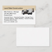 Business Cards für Betonbaudienstleistungen Visitenkarte (Vorne/Hinten)