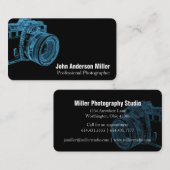 Business Cards für Blue Camera X-Ray Fotografen Visitenkarte (Vorne/Hinten)