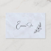 Business Cards für Blumenmuster Visitenkarte (Vorderseite)