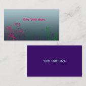 Business Cards für "Chill Out Garden" Visitenkarte (Vorne/Hinten)