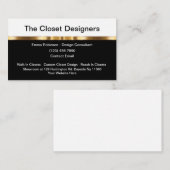 Business Cards für Classy Closet Designer Visitenkarte (Vorne/Hinten)