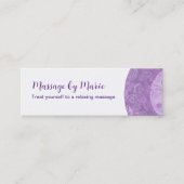 Business Cards für Compact Beauty Massage Mini Visitenkarte (Vorderseite)