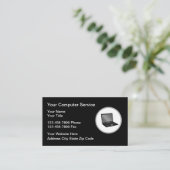 Business Cards für Computerreparaturen Visitenkarte (Stehend Vorderseite)