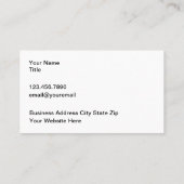 Business Cards für Computertechnologie Visitenkarte (Rückseite)