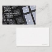 Business Cards für coole Buchhalter Visitenkarte (Vorne/Hinten)