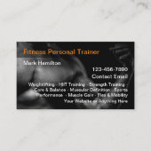 Business Cards für coole Fitness Visitenkarte (Vorderseite)