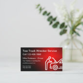 Business Cards für coole LKW-Fahrer Visitenkarte (Stehend Vorderseite)