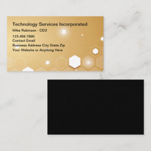 Business Cards für coole Technologie Visitenkarte