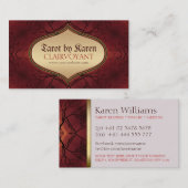 Business Cards für das Tarot Earth Tree Visitenkarte (Vorne/Hinten)