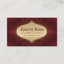 Business Cards für das Tarot Earth Tree Visitenkarte