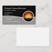 Business Cards für den Konzertbereich Visitenkarte (Vorne/Hinten)