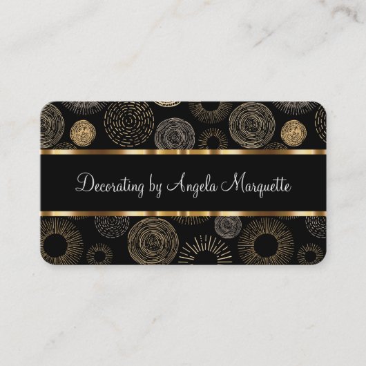 Business Cards für Designer und Dekoratoren Visitenkarte (Vorderseite)