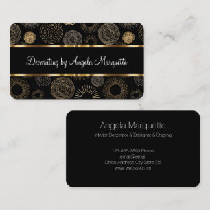 Business Cards für Designer und Dekoratoren Visitenkarte
