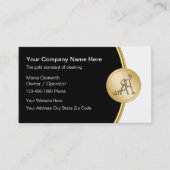 Business Cards für die klassische Reinigung Visitenkarte (Vorderseite)
