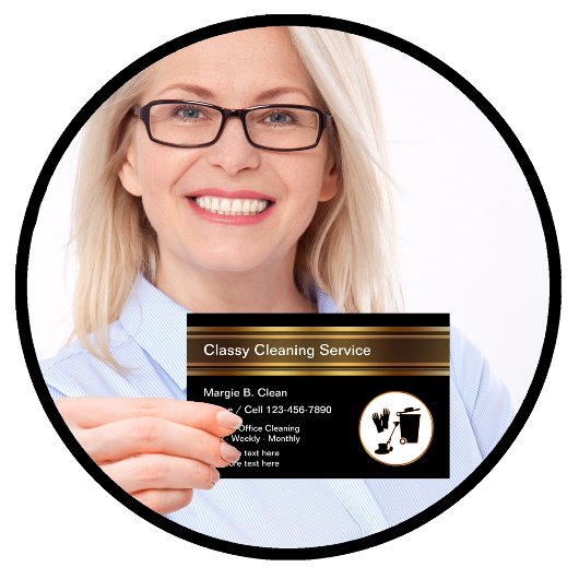 Business Cards für die klassische Reinigung Visitenkarte
