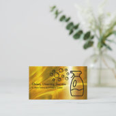 Business Cards für die klassische Reinigung Visitenkarte (Stehend Vorderseite)