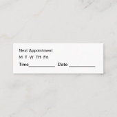 Business Cards für die medizinische Versorgung Mini Visitenkarte (Vorderseite)