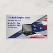 Business Cards für die Reparatur mobiler Computer Visitenkarte (Vorderseite)