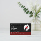 Business Cards für die Schädlingsbekämpfung mit Ko Visitenkarte (Stehend Vorderseite)
