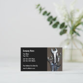 Business Cards für einfache Mechanikwerkzeuge Visitenkarte (Stehend Vorderseite)