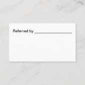 Business Cards für Fahrer mit Klasse Visitenkarte (Rückseite)