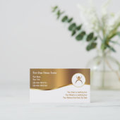 Business Cards für Fitness Visitenkarte (Stehend Vorderseite)