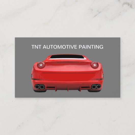 Business Cards für Glossy Automotive Painting Visitenkarte (Vorderseite)