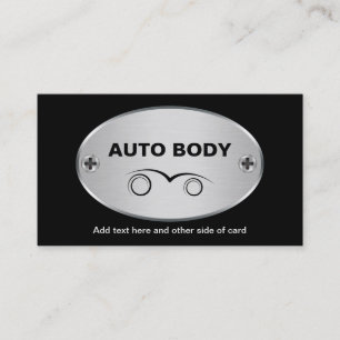 Business Cards für Karosseriereparaturen Visitenkarte