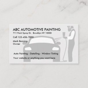 Business Cards für Kfz-Malen Visitenkarte