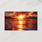 Business Cards für Kirche und Gebet Visitenkarte (Vorderseite)
