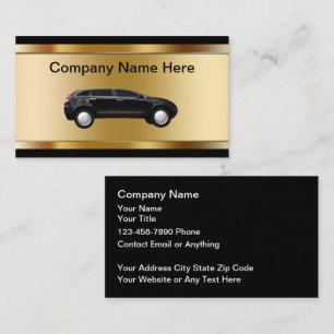 Business Cards für klassische Automobiltechnik Visitenkarte