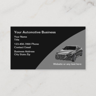 Business Cards für klassische Automobiltechnik Visitenkarte