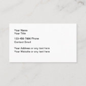 Business Cards für klassische Automobiltechnik Visitenkarte (Rückseite)