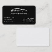 Business Cards für klassische Automotive mit abger Visitenkarte (Vorne/Hinten)