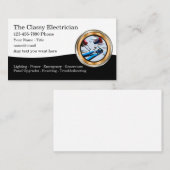 Business Cards für klassische Elektrofachleute Visitenkarte (Vorne/Hinten)