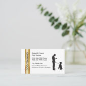 Business Cards für klassische Hunde Visitenkarte (Stehend Vorderseite)
