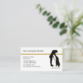 Business Cards für klassische Hunde Visitenkarte (Stehend Vorderseite)