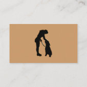 Business Cards für klassische Hunde Visitenkarte (Rückseite)