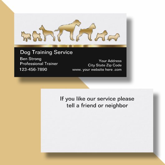 Business Cards für klassische Hunde Visitenkarte
