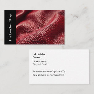 Business Cards für klassische Leder Visitenkarte