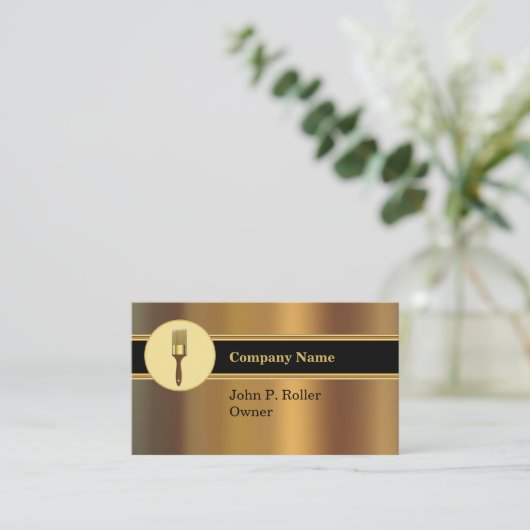 Business Cards für klassische Maler Visitenkarte (Stehend Vorderseite)