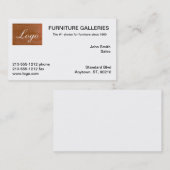 Business Cards für klassische Mandarinen Visitenkarte (Vorne/Hinten)